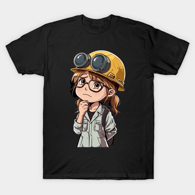 World's Okayest Construction Engineer v4 (no text) T-Shirt by AI-datamancer